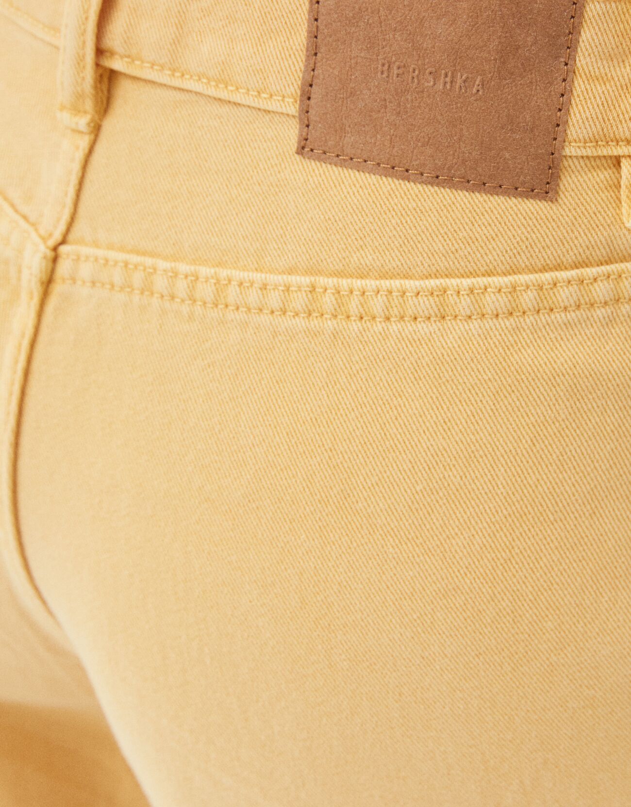 wide leg twill trousers bershka