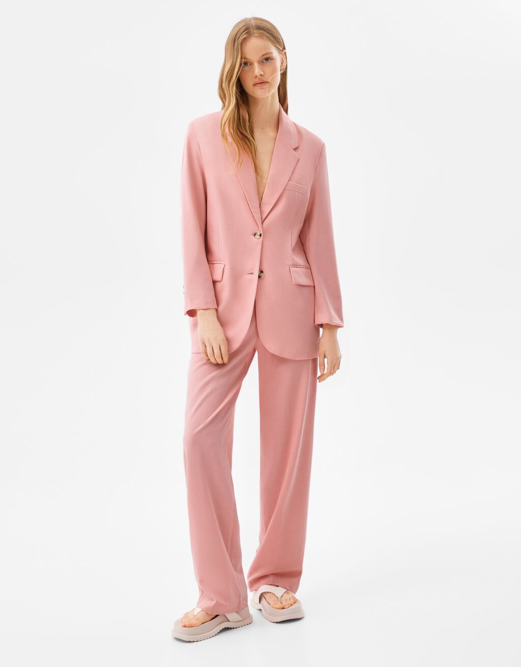 Blazer taglio maschile - Giubbotti e cappotti - Donna | Bershka