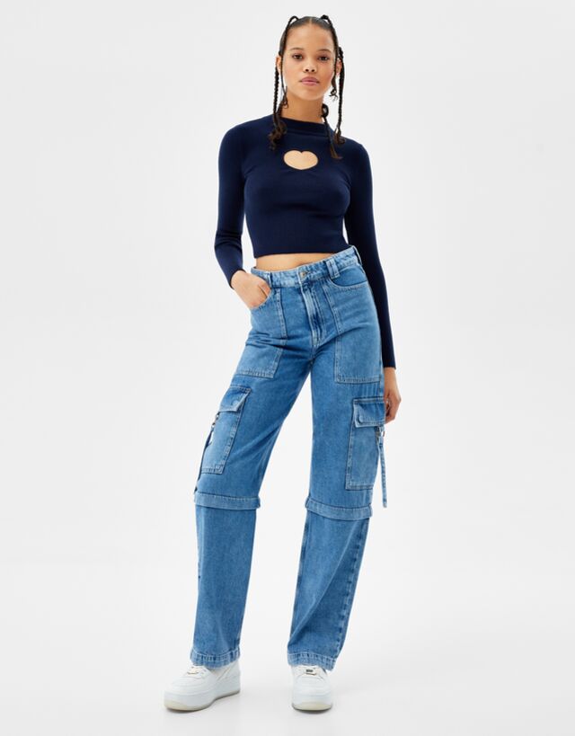 Jersey corazón - Mujer | Bershka