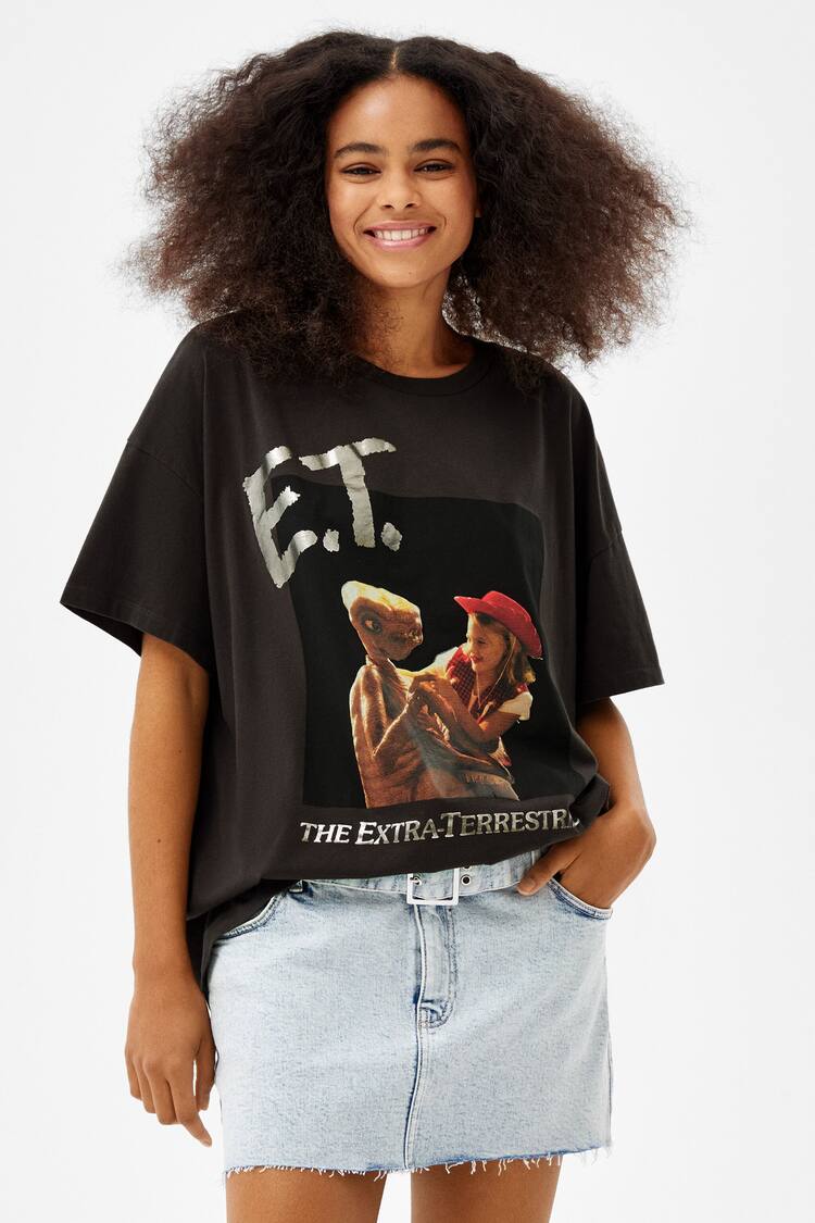 T-shirt manches courtes imprimé E.T.
