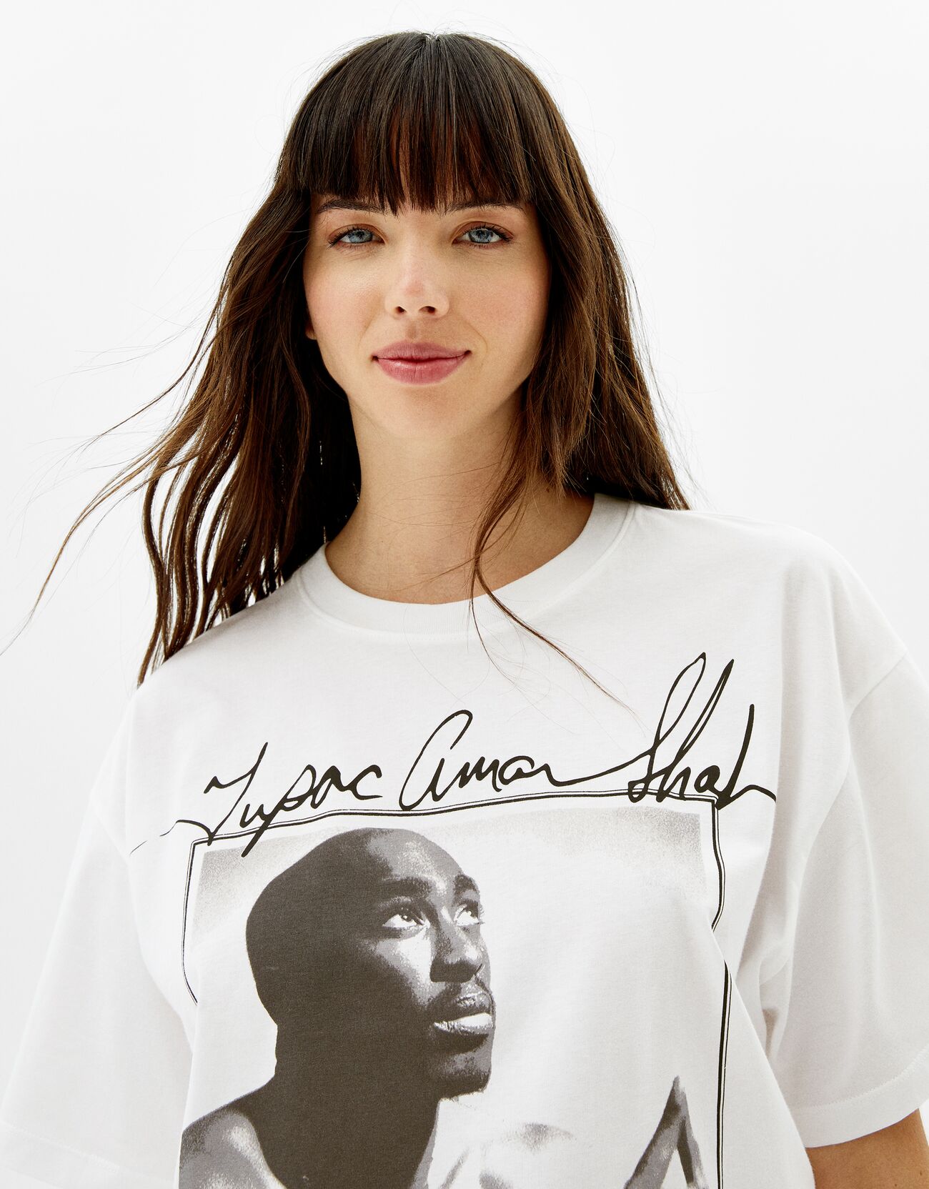 Bershka - Camiseta print Tupac
