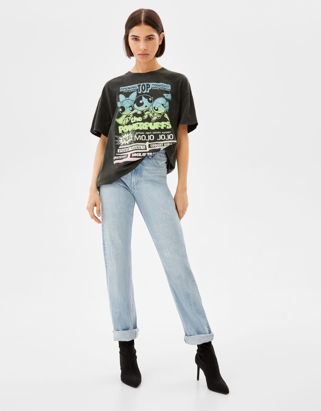 Maglietta maniche corte Le Superchicche - Donna | Bershka