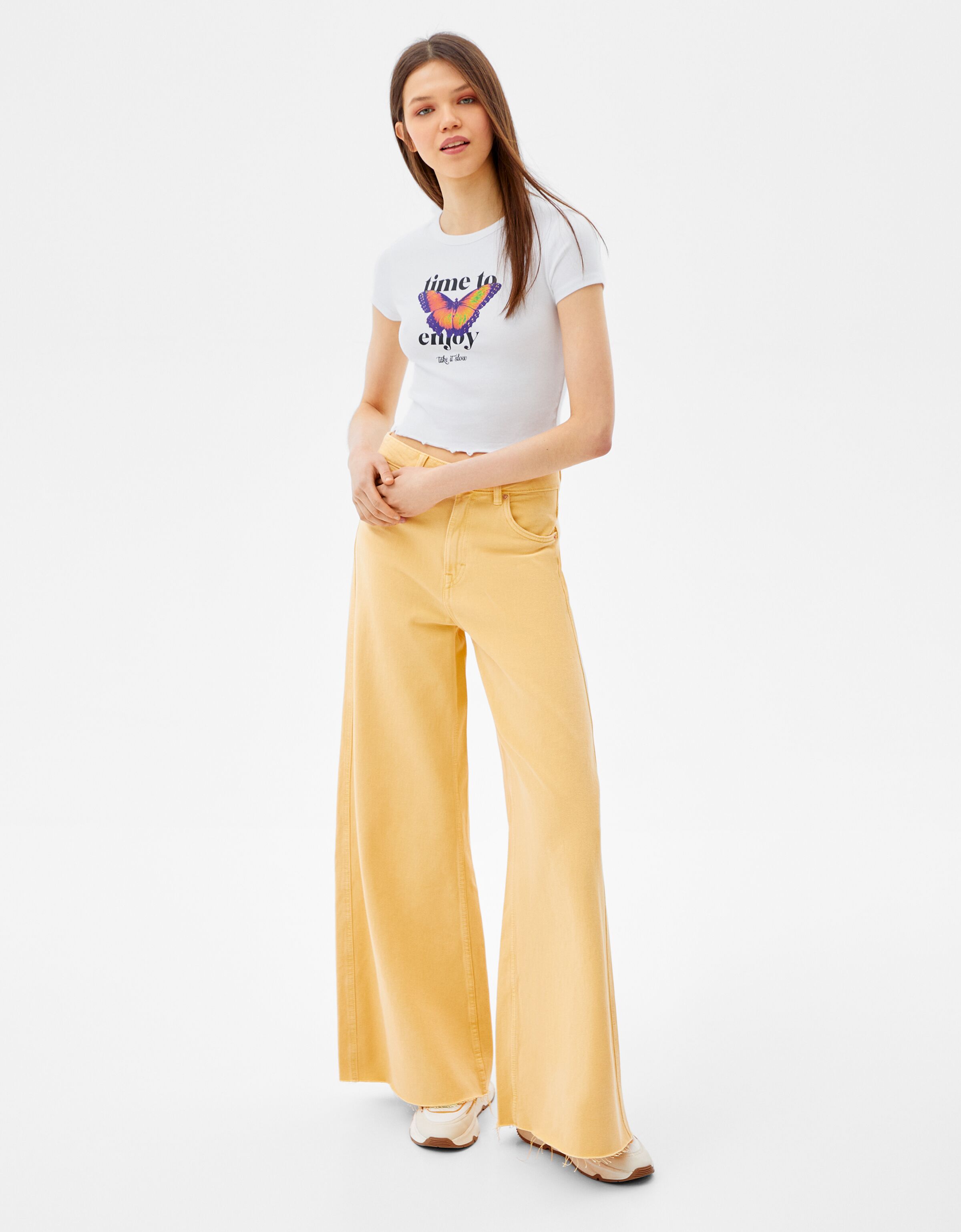 lettuce-edge trim - Woman | Bershka