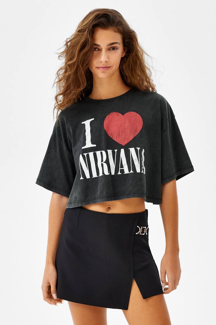 T-shirt manches courtes Nirvana