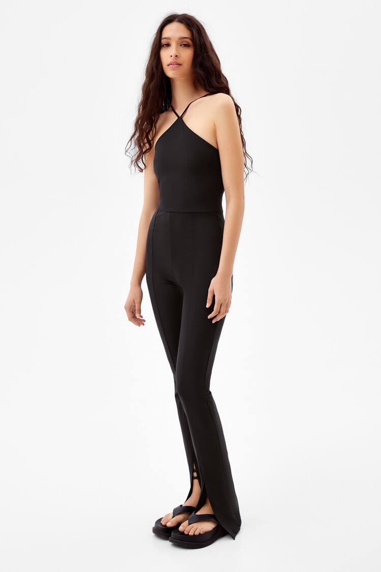 Long strappy jumpsuit