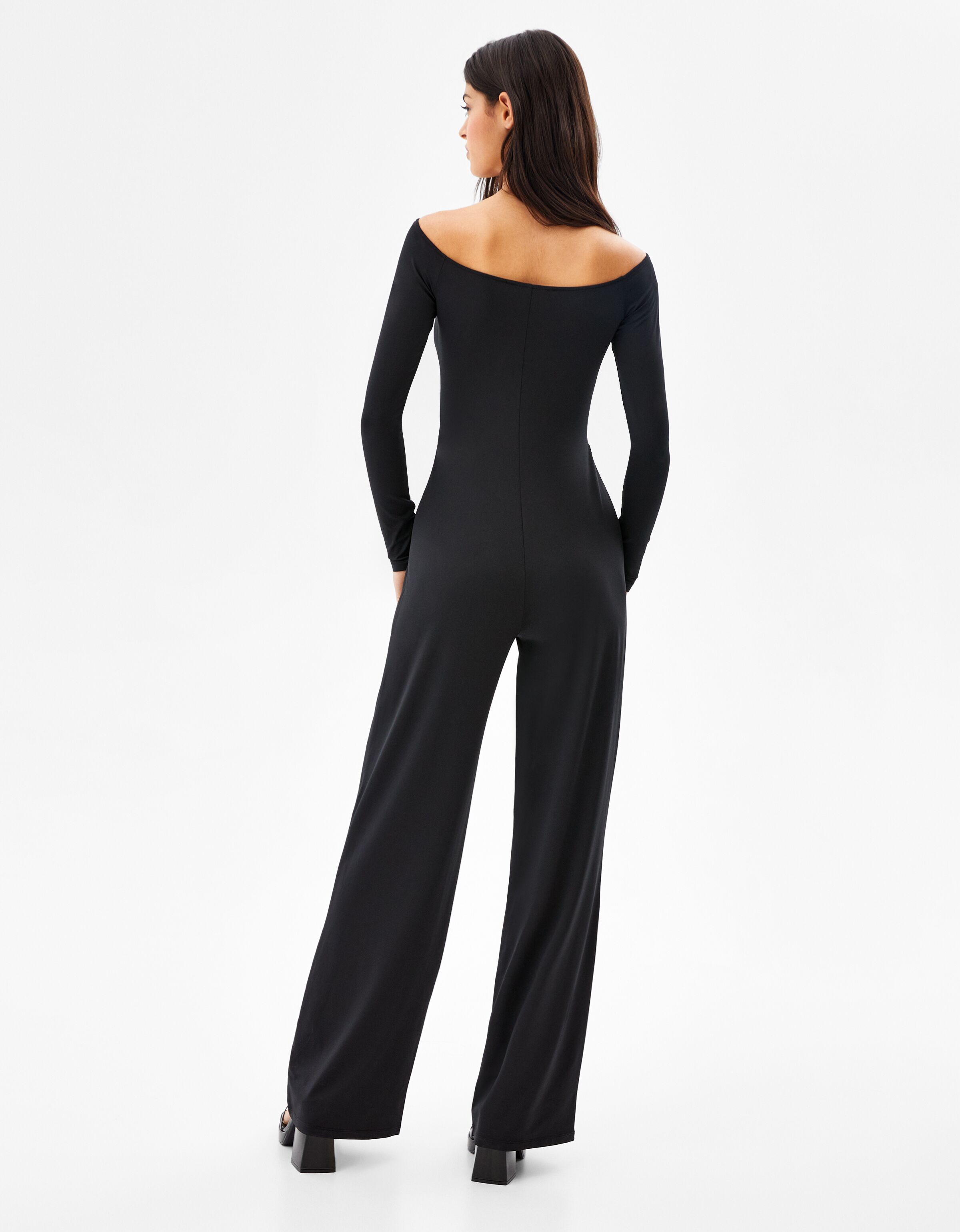shoulder jumpsuit - Woman | Bershka