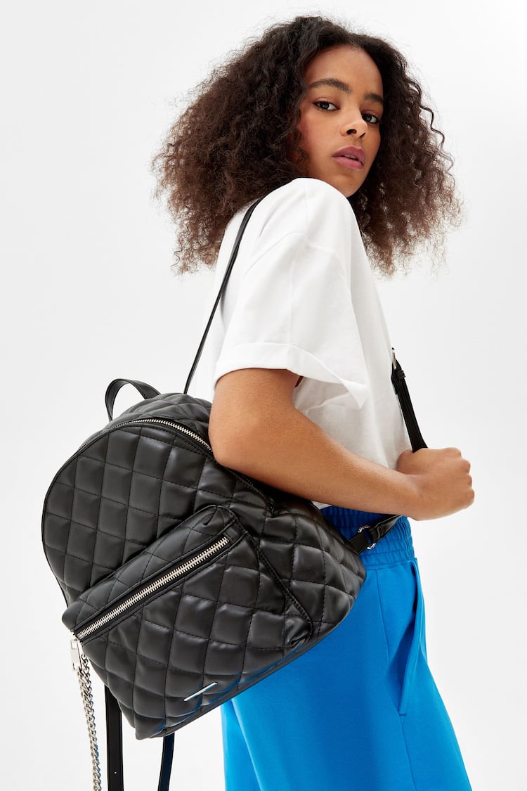 Quilted backpack