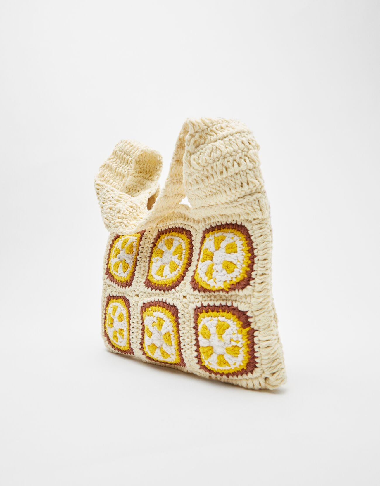Bershka - Bolso crochet print limones