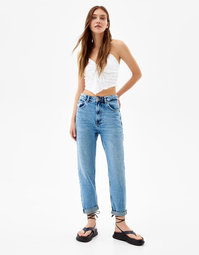 Mom jeans - Jeans - Woman | Bershka