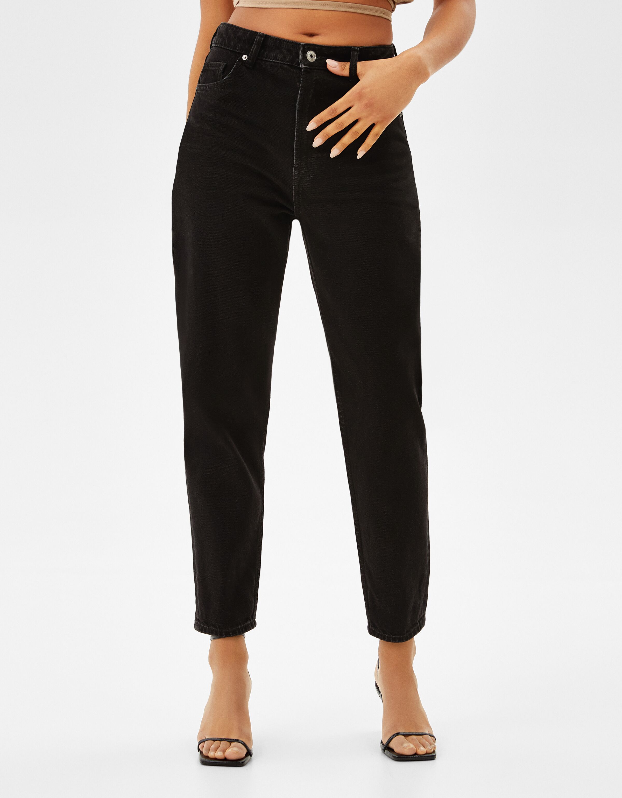Jeans mom - Denim - Mujer | Bershka