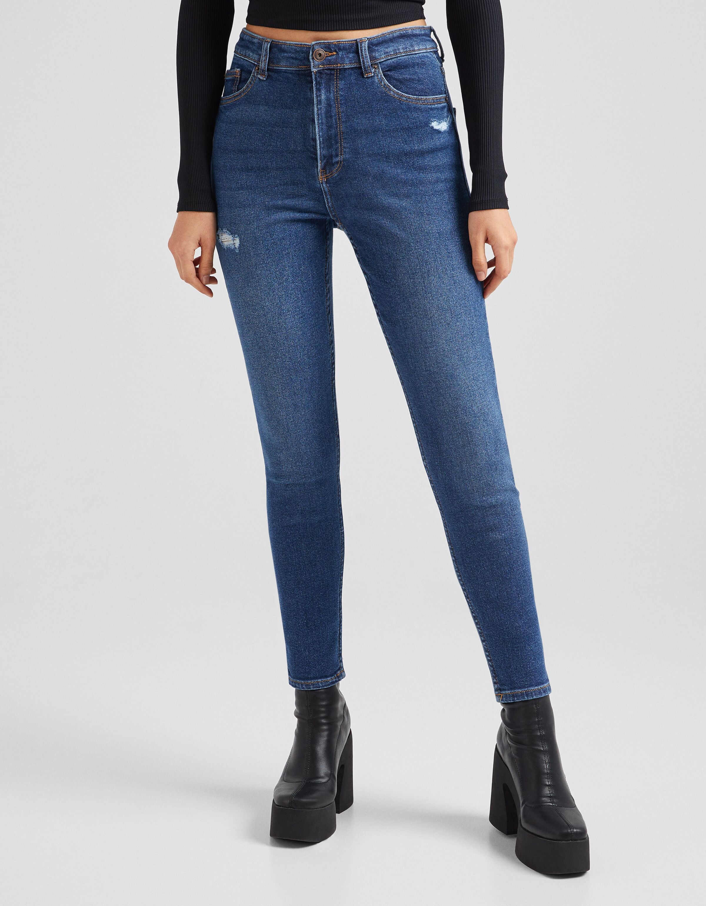 waist jeans - Jeans - Woman | Bershka