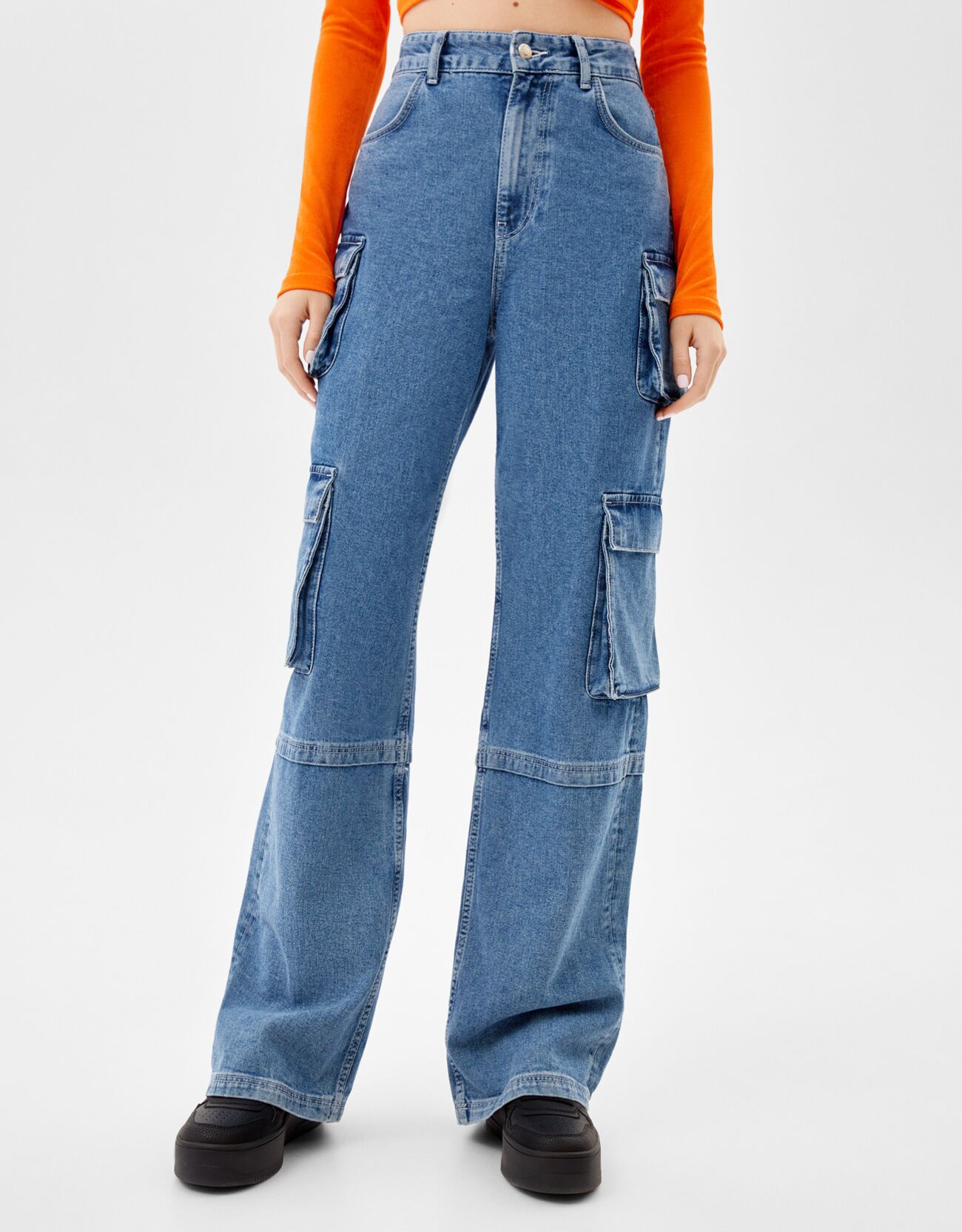 Cargo jeans - Woman | Bershka