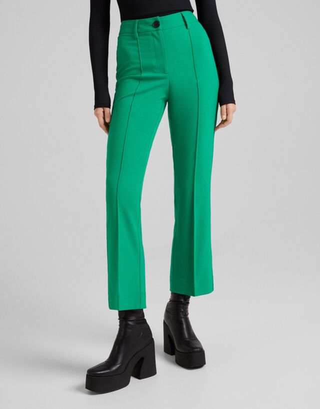 Kick flare trousers - Flare - Woman | Bershka