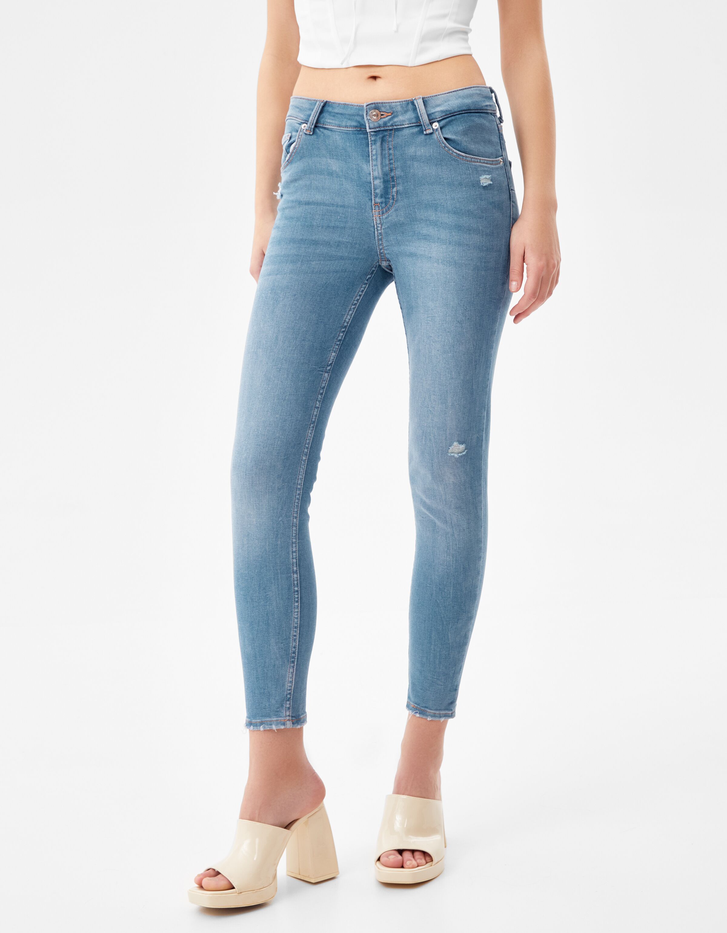 Jeans push up low waist - Mujer | Bershka