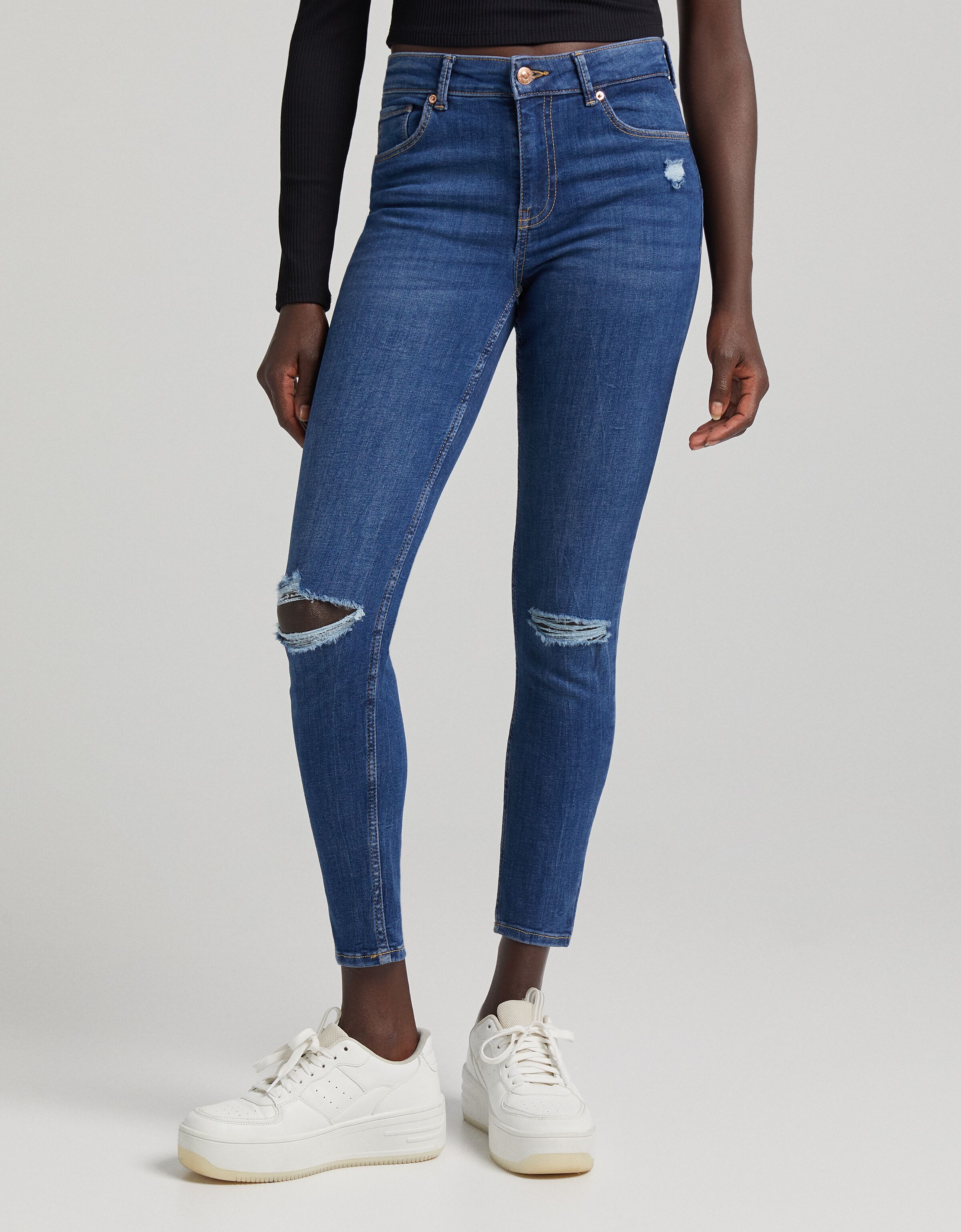Jeans push up low waist - Denim - Mujer | Bershka