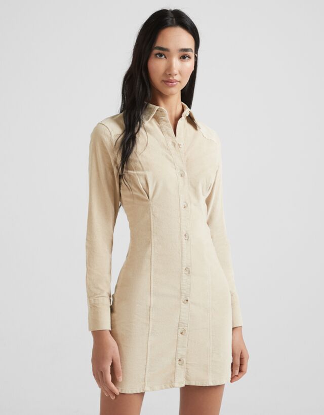 vestido rayas bershka - BERSHKA