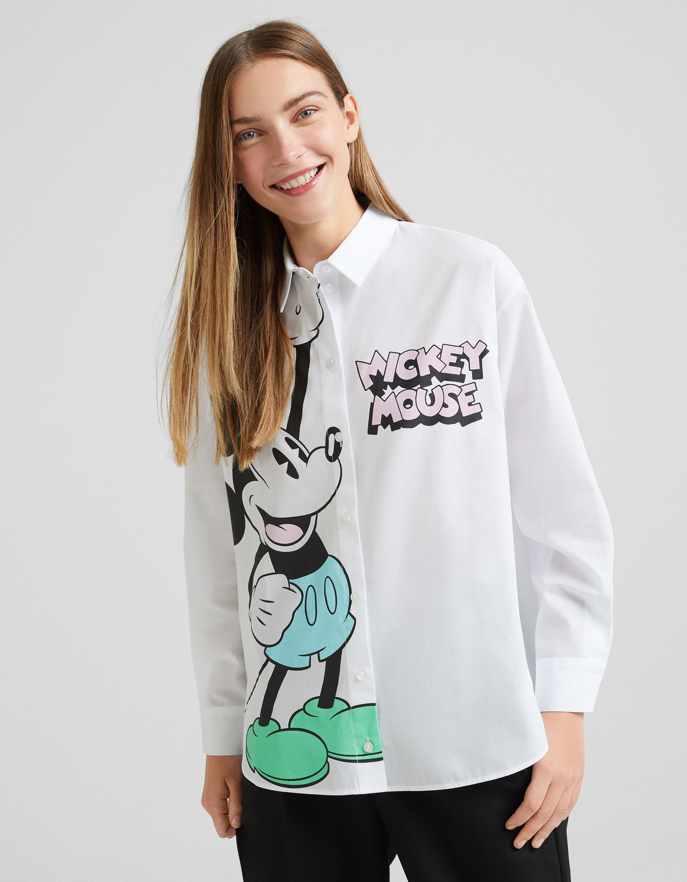 HOT Long Sleeve Mickey Clothes For Adults Women's Long
