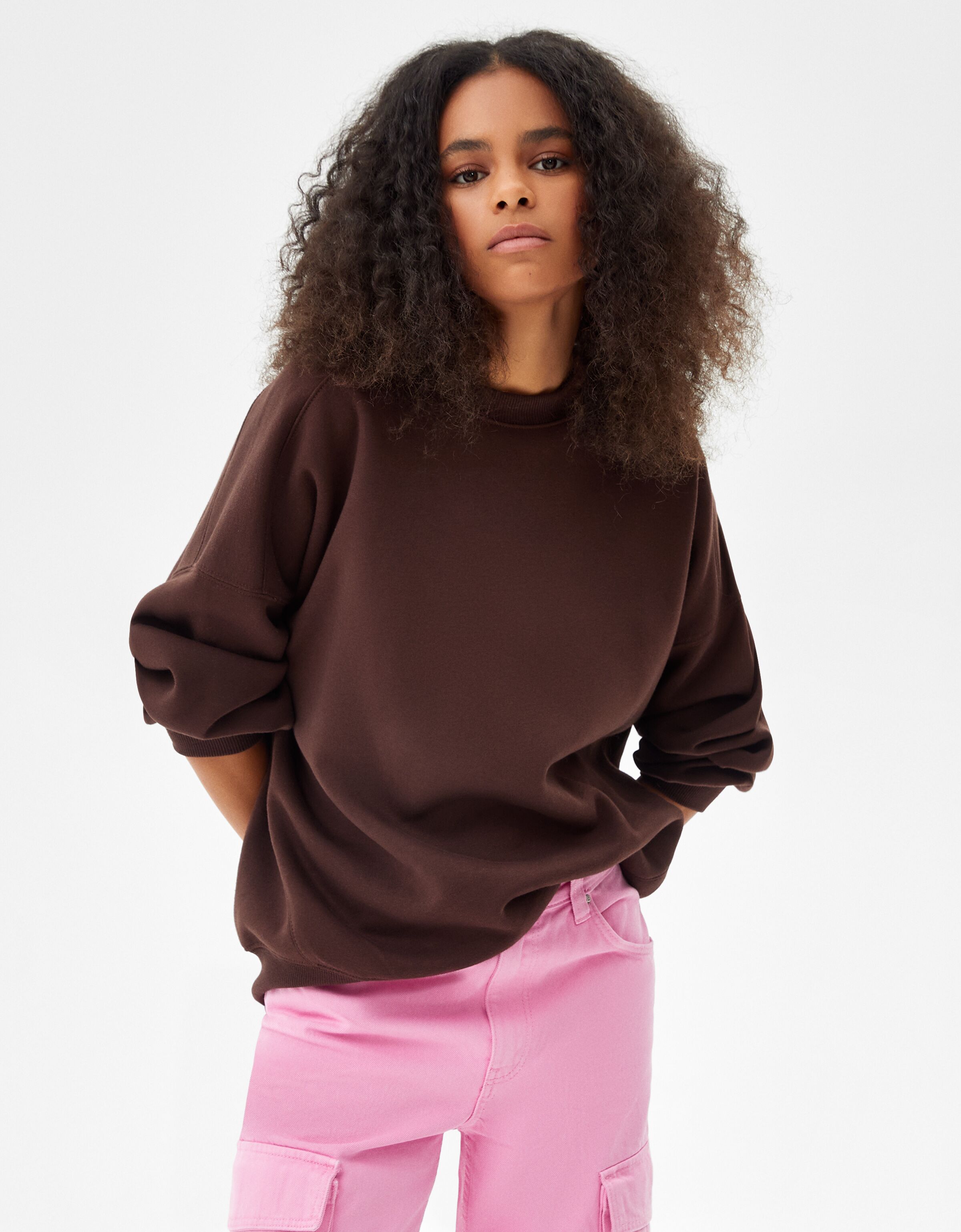bershka oversize sweatshirt