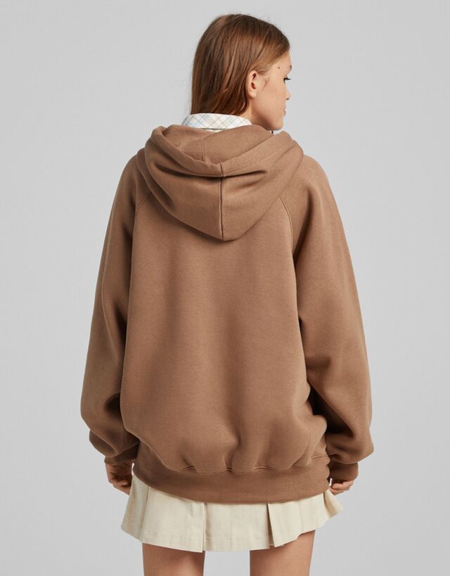 striped fleece pullover