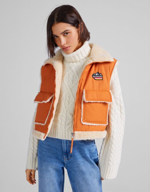 bershka ski jacket