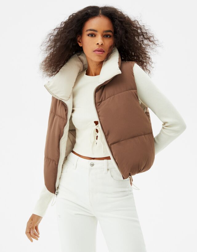 bershka reversible jacket