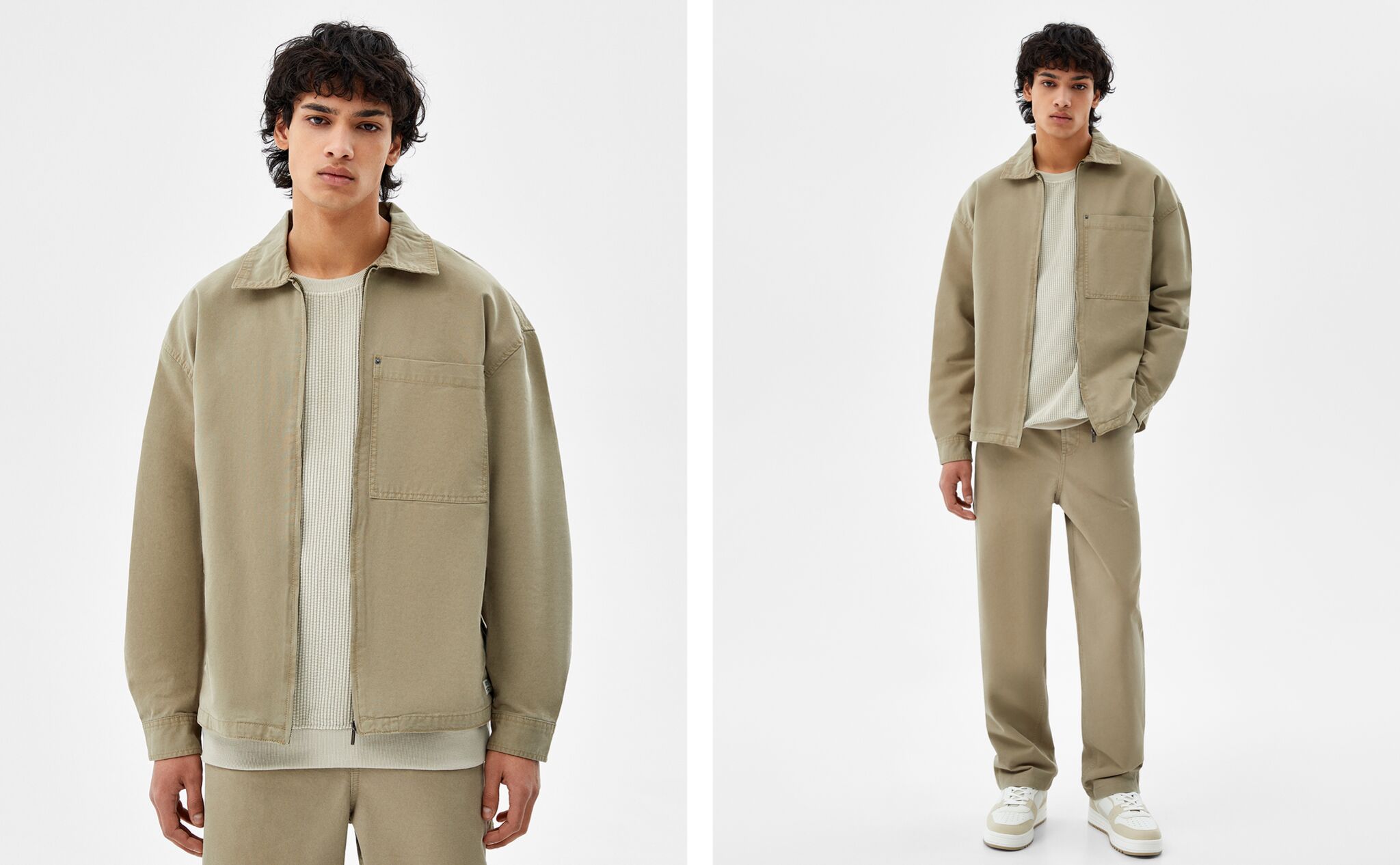 Carpenter overshirt and trousers set
