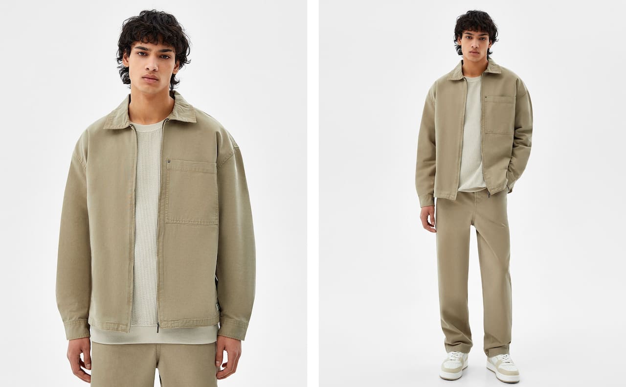 Carpenter overshirt and trousers set