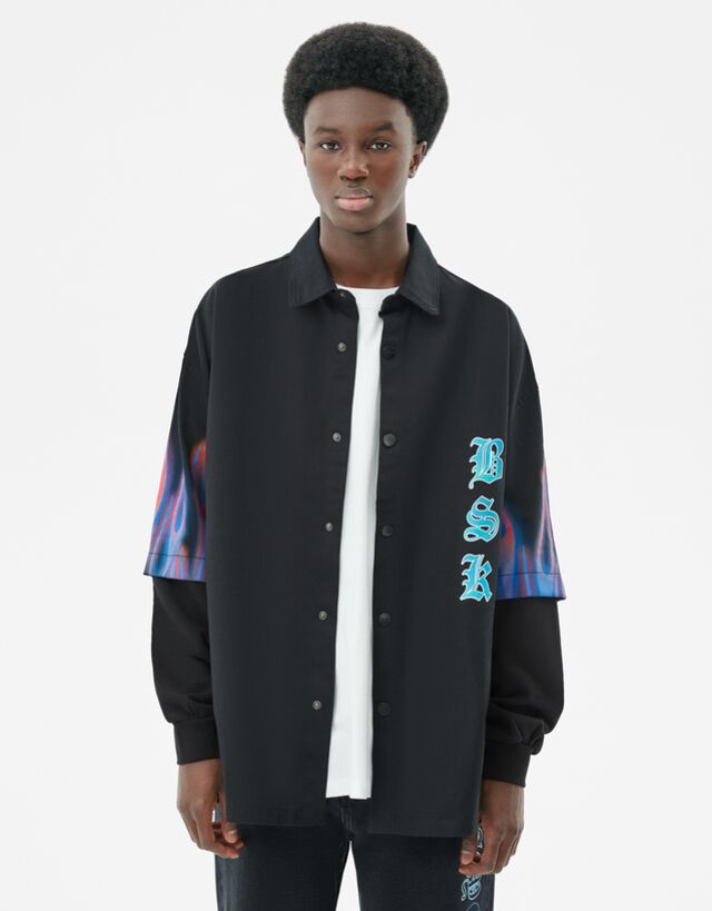Set met overshirt en broek - Twin sets - Heren | Bershka