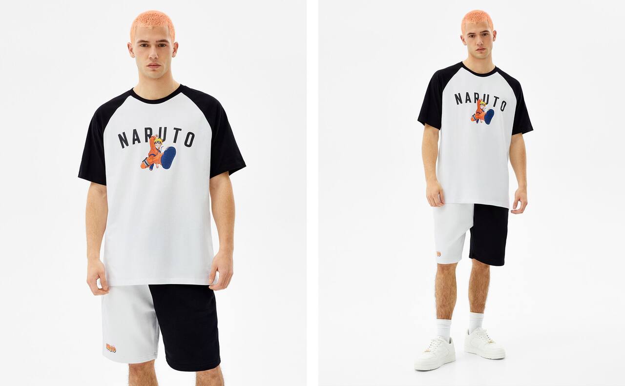 „Naruto“ marškinėlių ir šortų komplektas