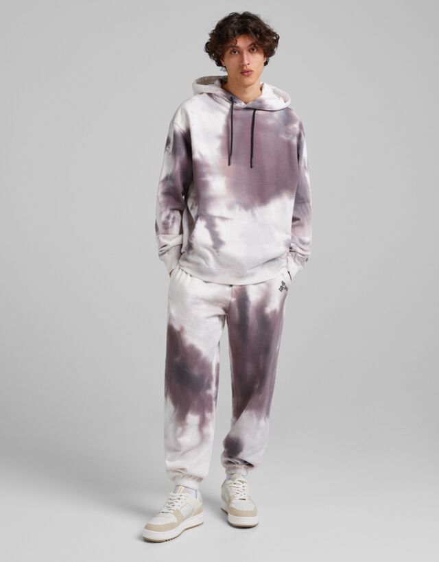 bershka tie dye sweatshirt