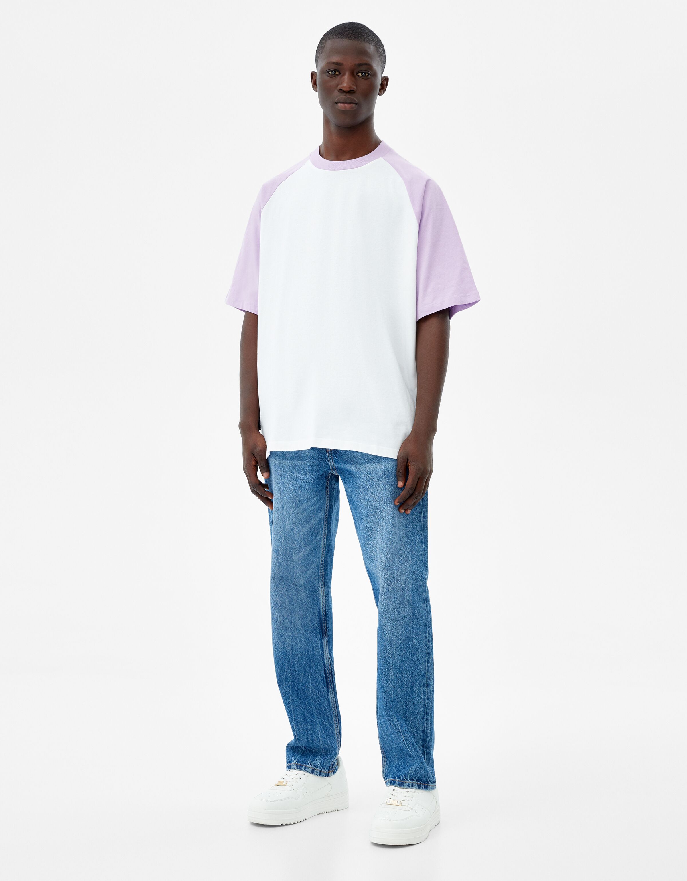 Wide-leg '90s jeans - Jeans - Man | Bershka