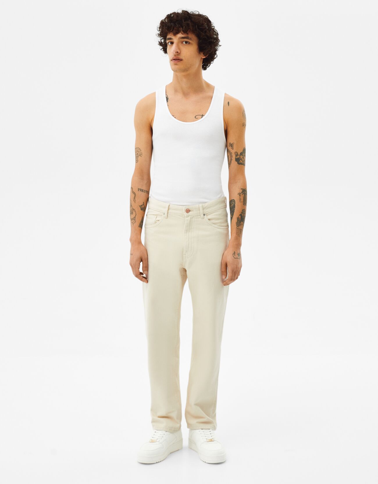 Wide-leg '90s jeans - Man | Bershka