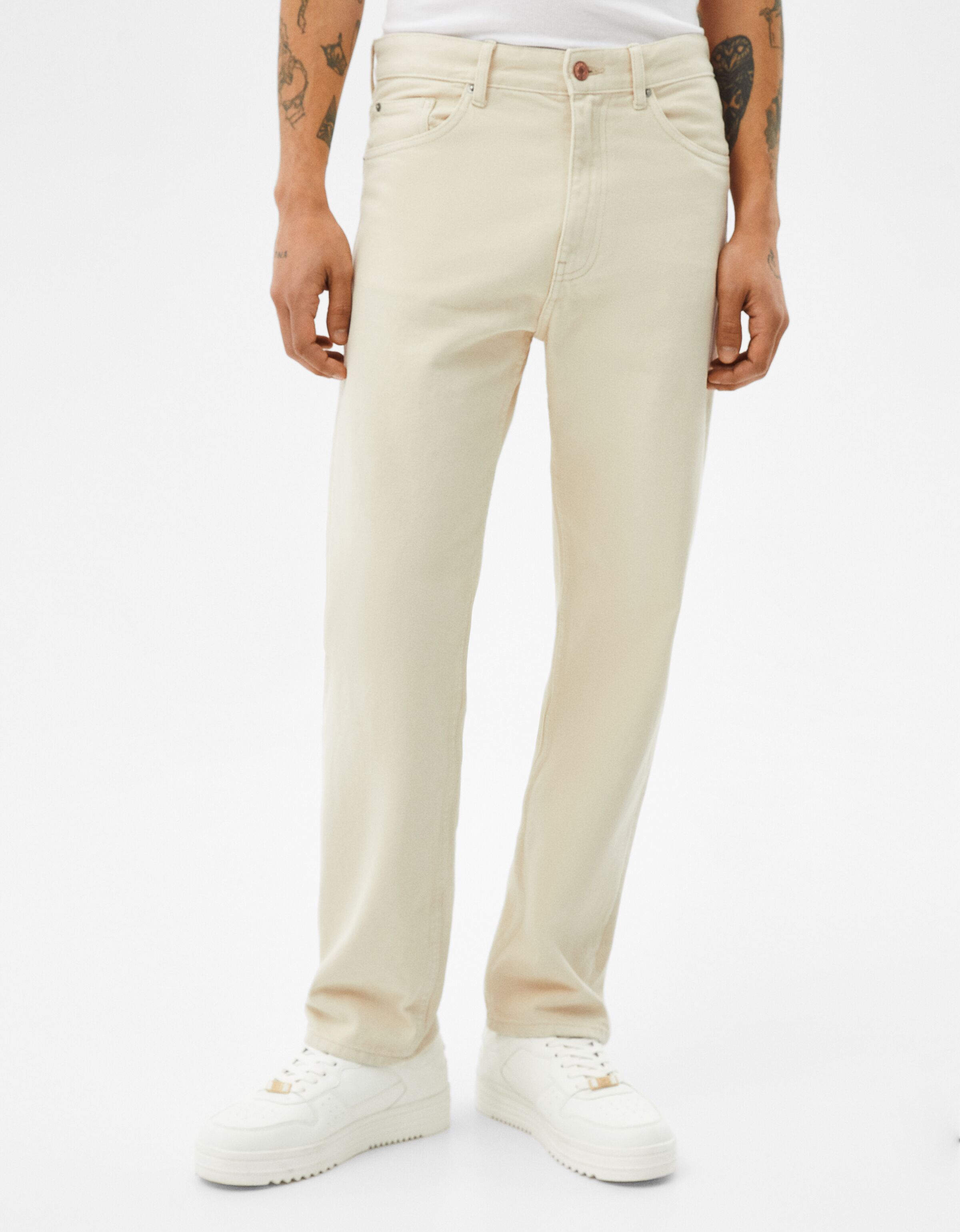 Wide-leg '90s jeans - Man | Bershka