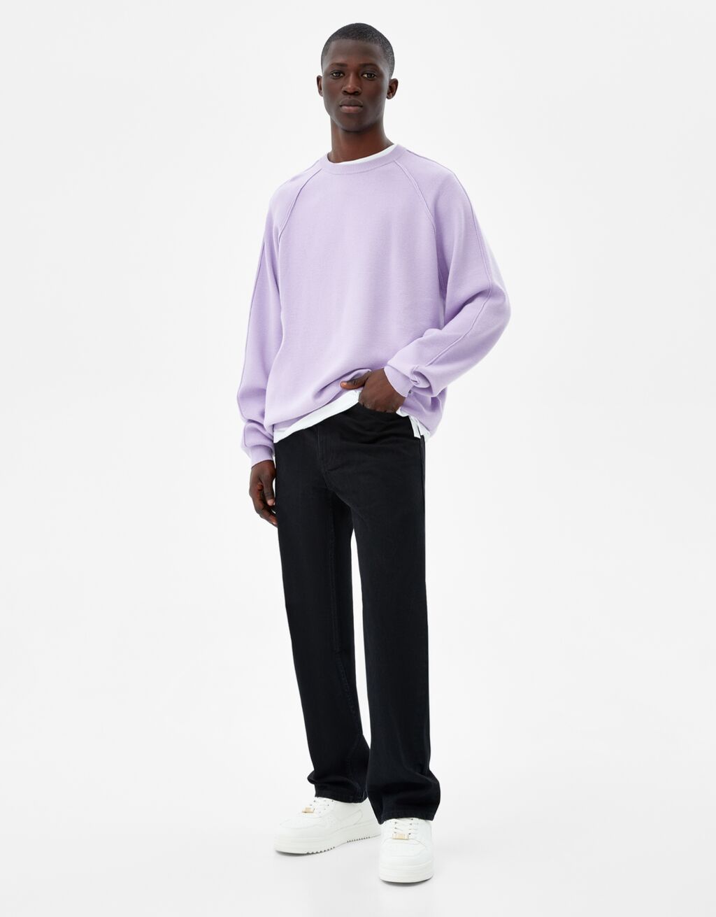 Wide-leg '90s jeans - Jeans - Man | Bershka