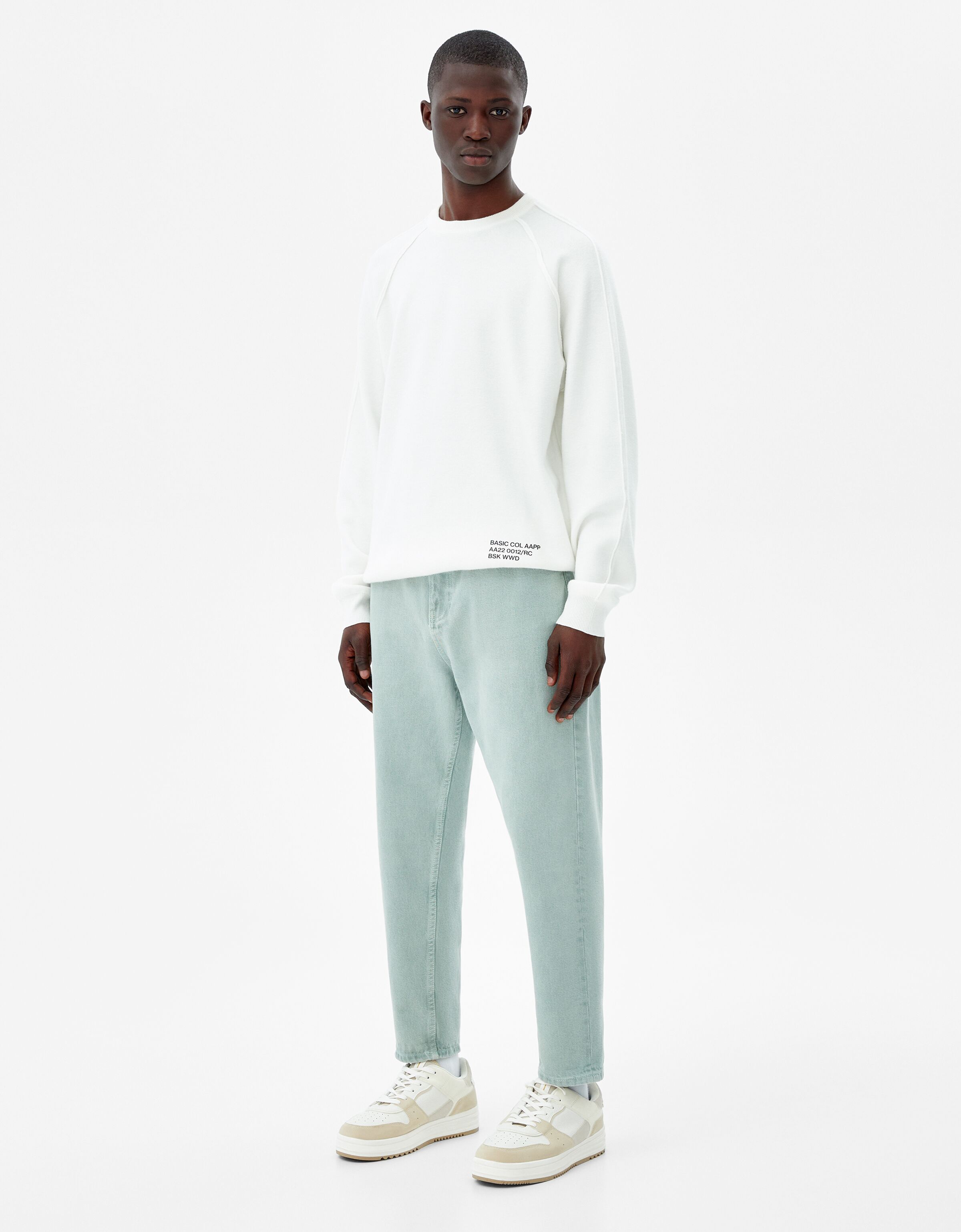 Loose coloured jeans - Jeans - Man 