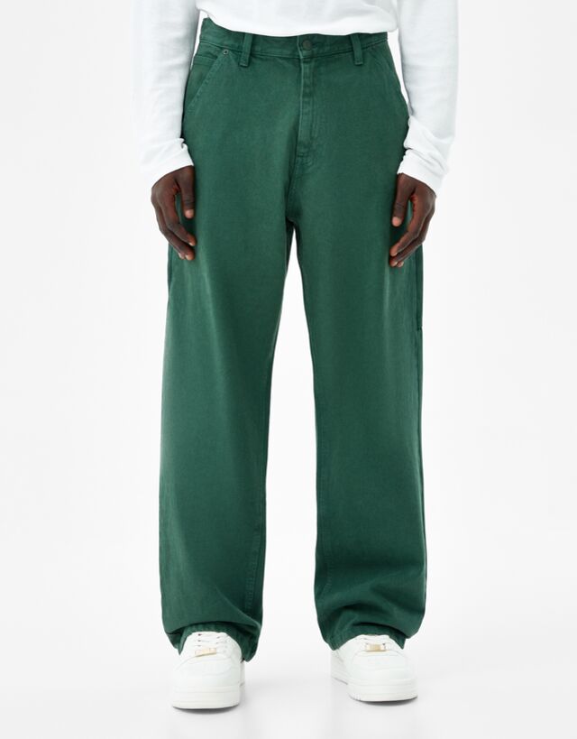 colored carpenter pants