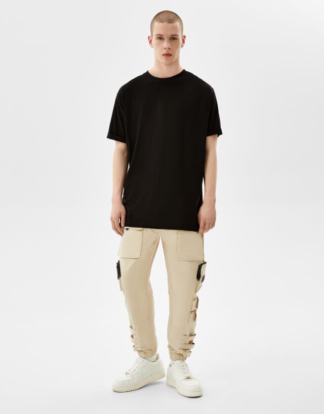 Pantaloni jogger multipocket - Pantaloni - Uomo | Bershka