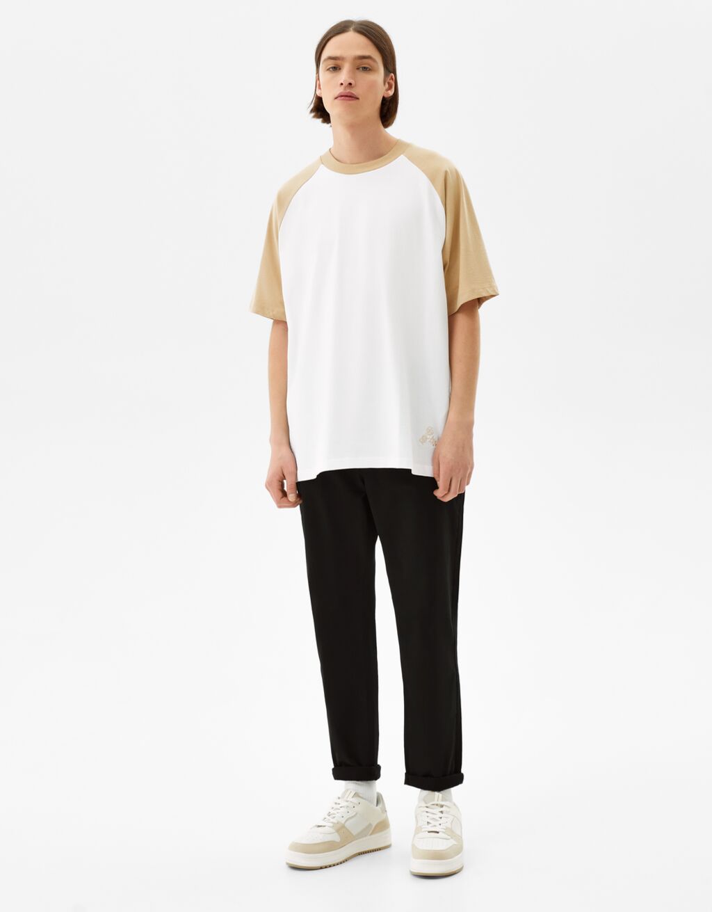 Pantalones Hombre | Bershka PantalóN Tailoring Skinny Gris - Bellavista