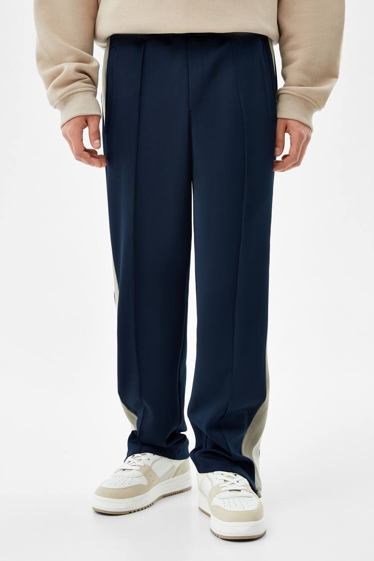 Varsity trousers with stripes