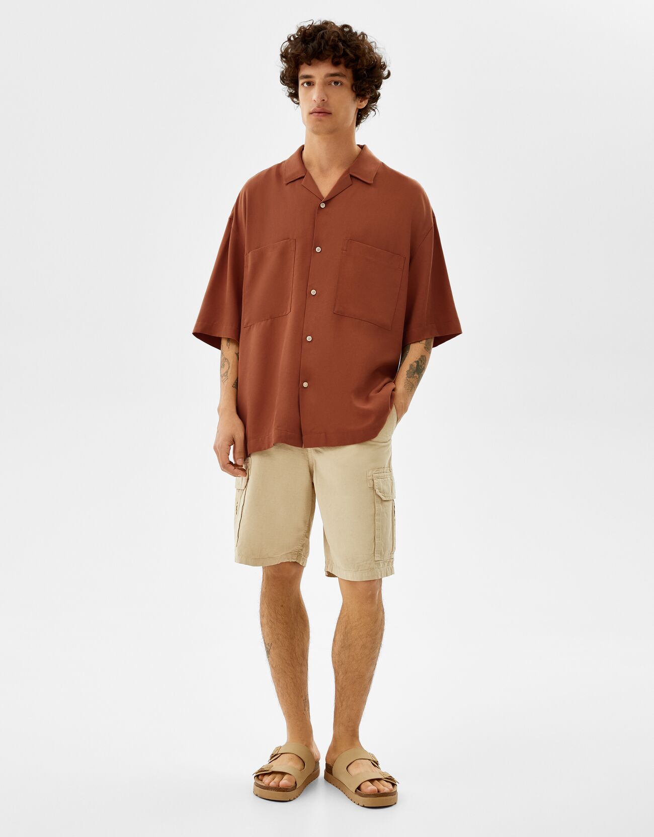 Oversize short sleeve TENCEL™ shirt 