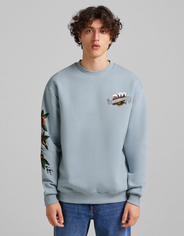 felpa oversize bershka