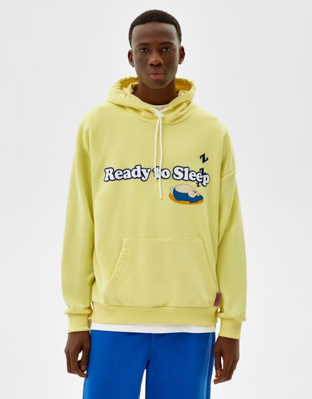 Felpa con cappuccio oversize Pokémon by Bershka - Felpe e Giacche - Uomo |  Bershka