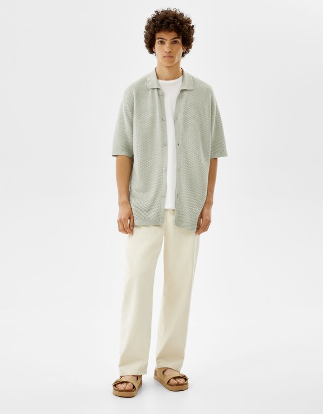 camisas bershka homem