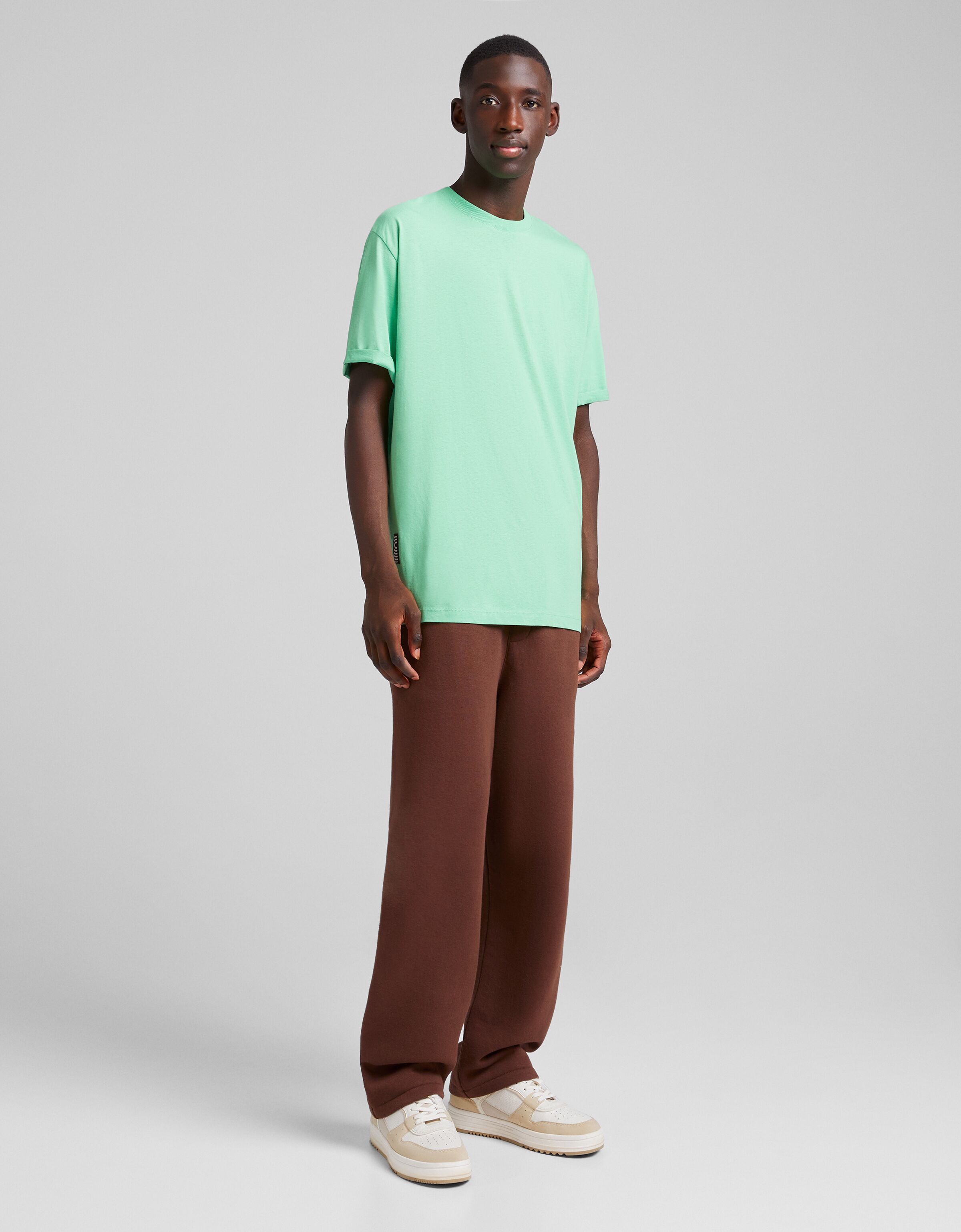 Short sleeve long fit T-shirt - T 
