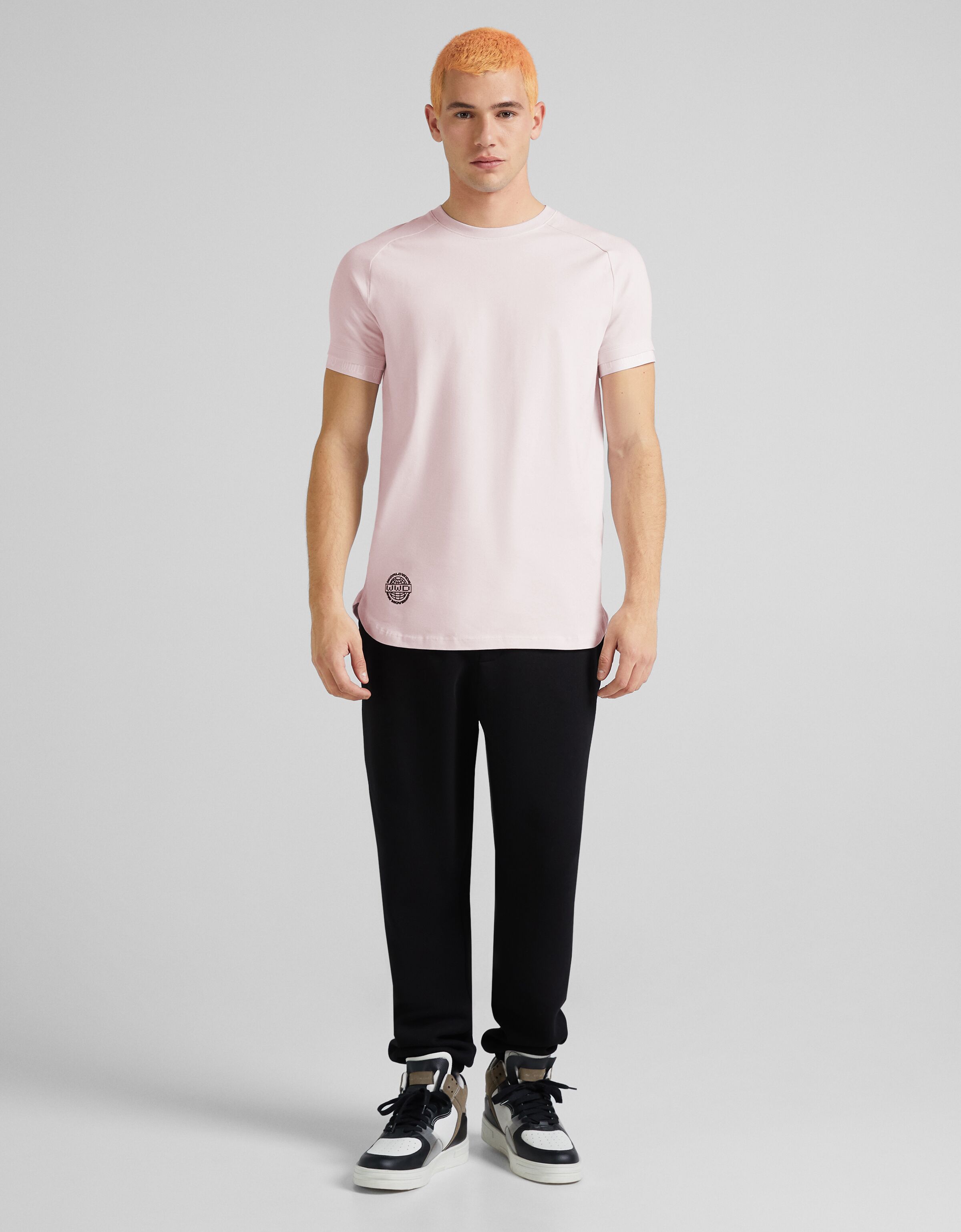Stretch short sleeve muscle fit T-shirt 