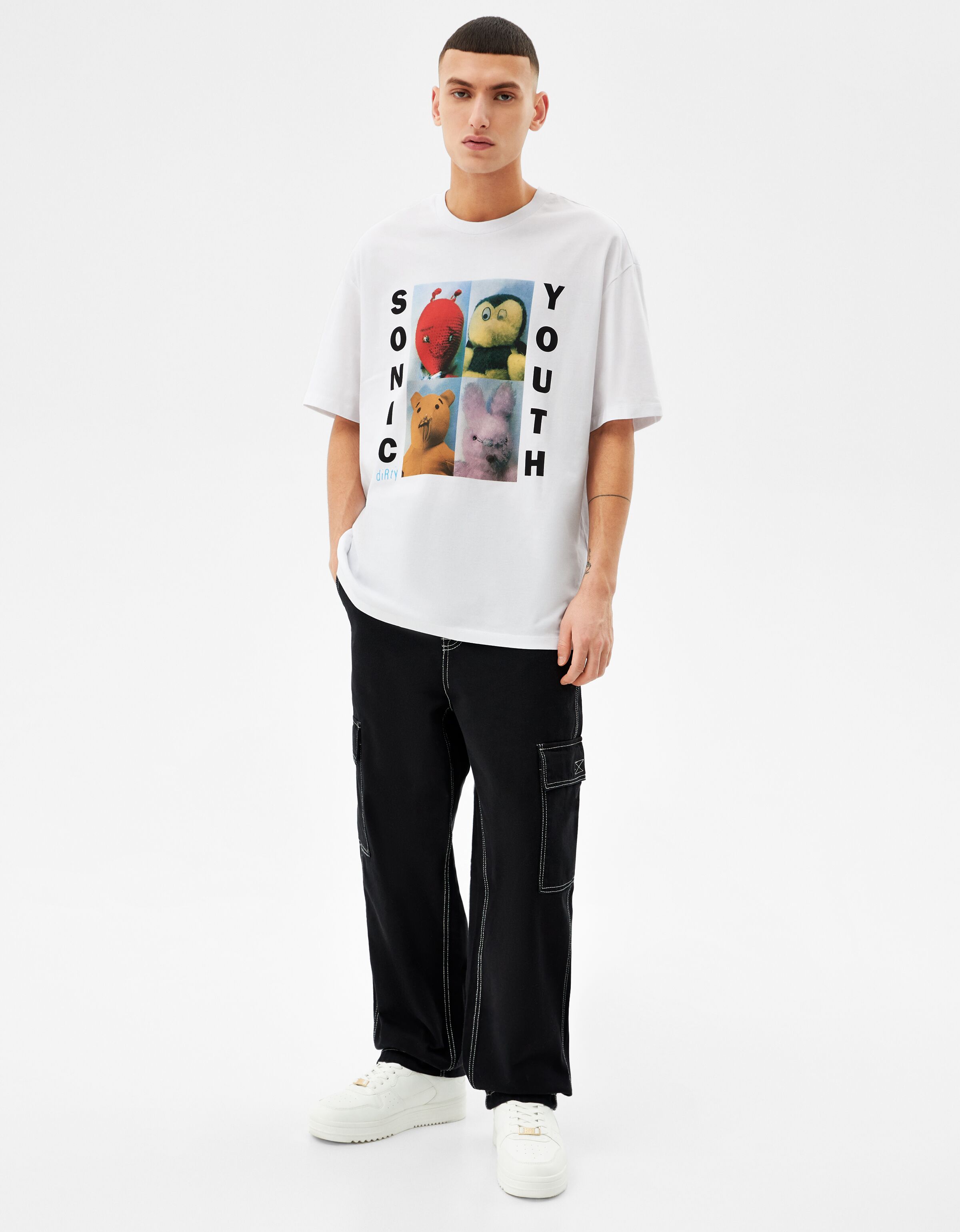 Boxy fit short sleeve Sonic Youth T 