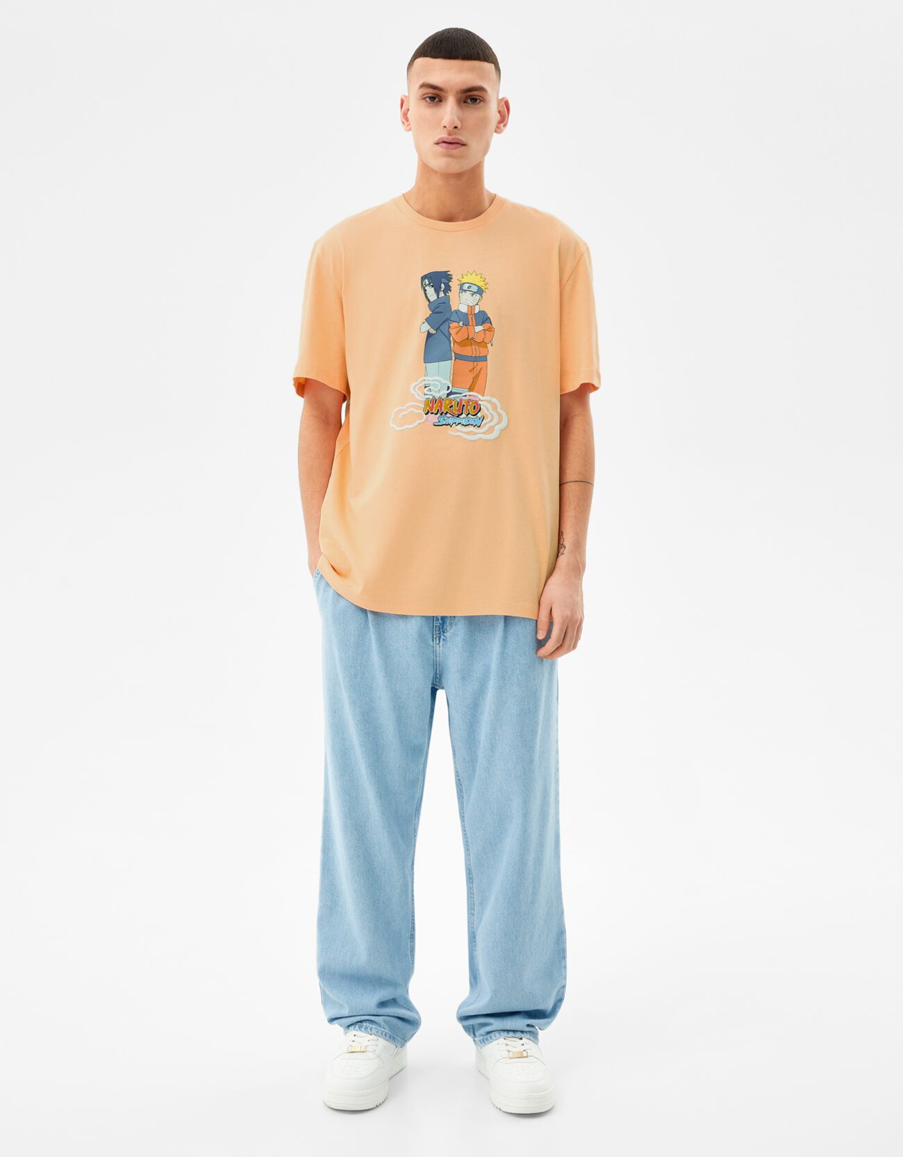 naruto t shirt pull and bear
