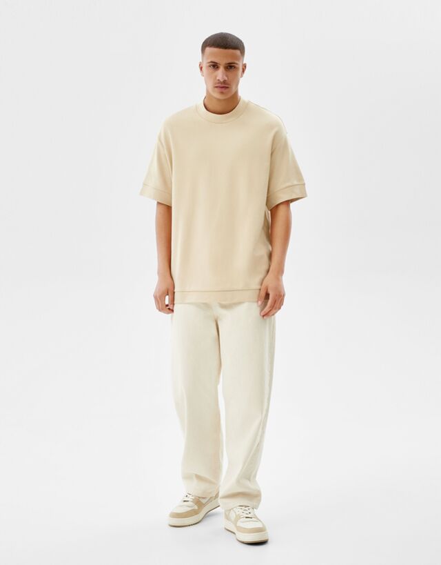 Boxy fit short sleeve T-shirt - T 