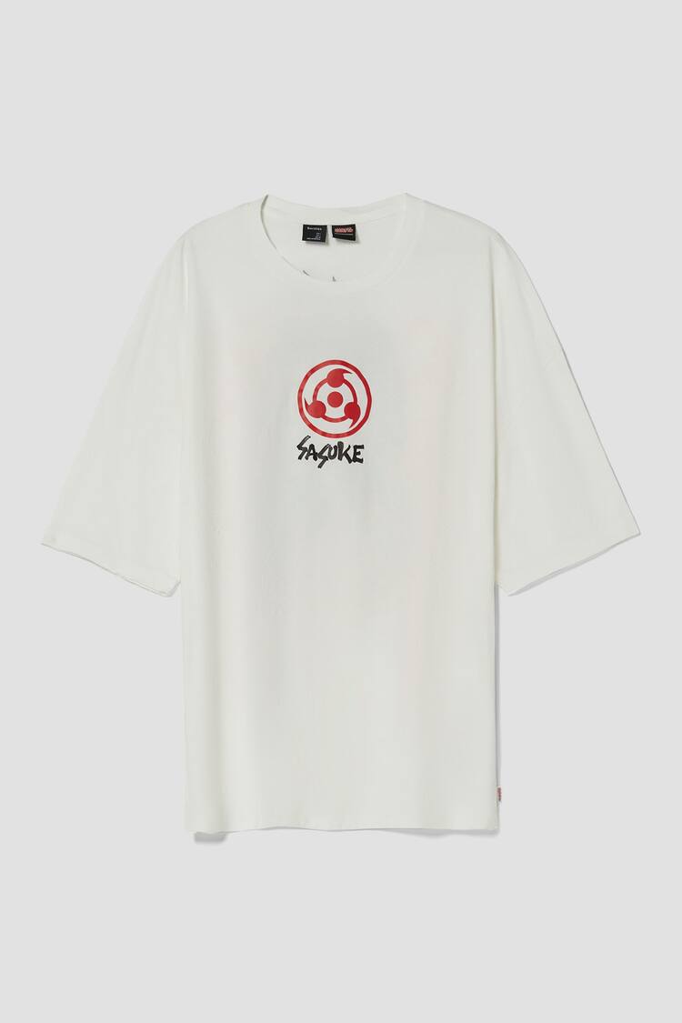 T-shirt extra loose manches courtes imprimé Naruto