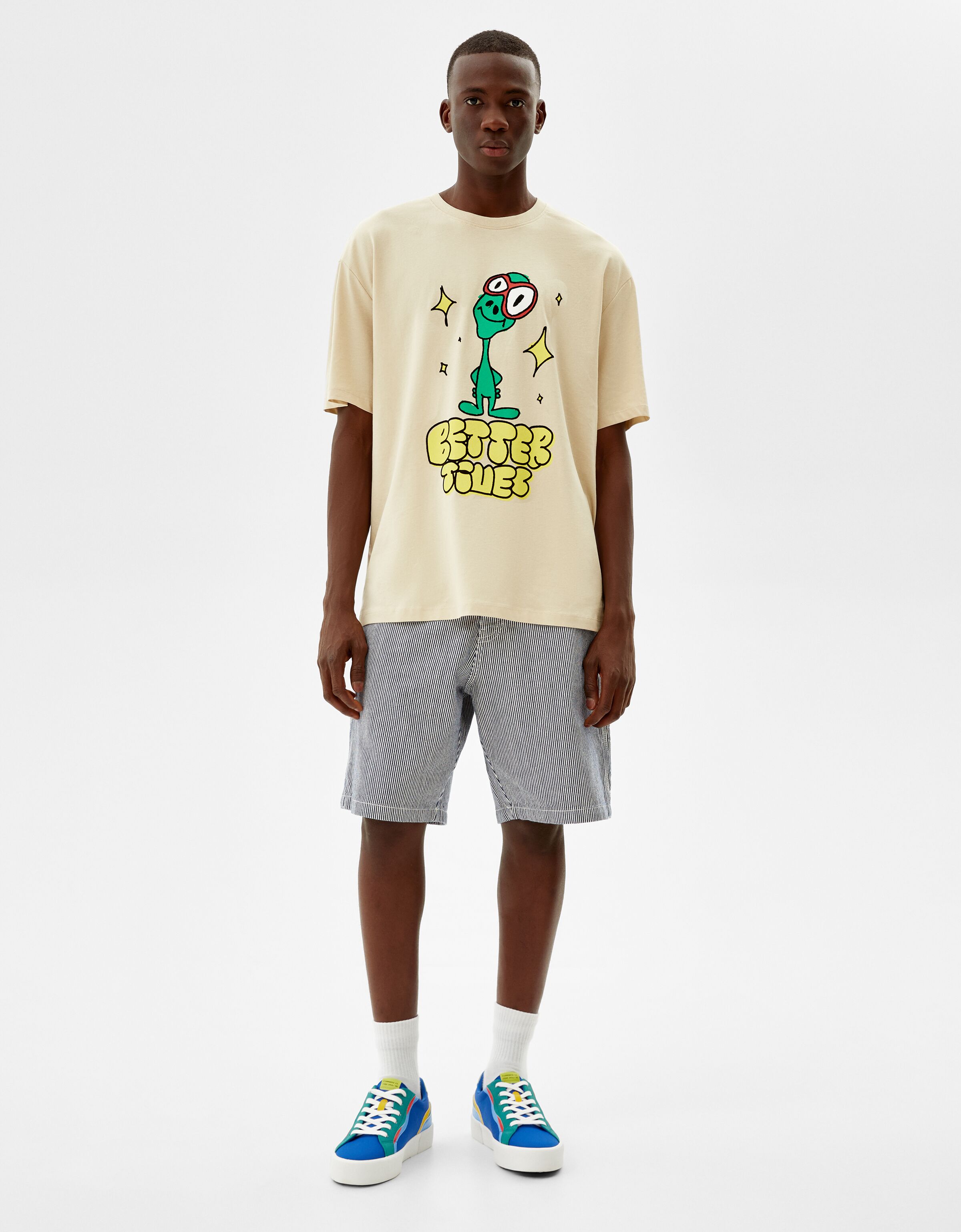 Short sleeve T-shirt with print - T 